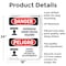 Signmission Safety Culture Sign, 18 in Width, Aluminum, Rectangle, Bilingual OS-2PACK-DS-A-1824-VS-1720 - alternate 7